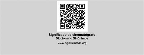 Cinemat Grafo Diccionario Abierto De Sin Nimos