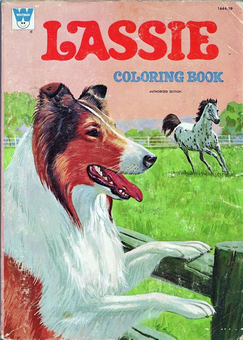 Lassie Coloring Book One Of My Own Vintage Coloring Books Flickr