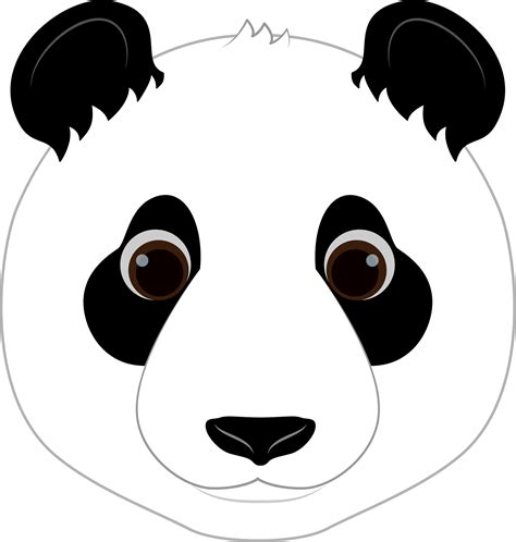 Olvas Kórus Hálaadás Panda Head Clipart Gabona Szálloda Láng