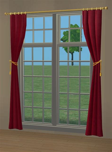 Mod The Sims 2 Tiled Cornerstone Victoriana Curtains