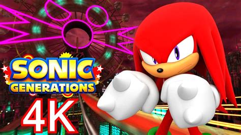 Sonic Generations Eggmanland Knuckles No Hud 4k 60 Fps Youtube