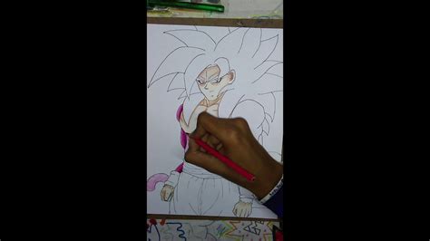Dibujando A Goku Fase 4 Dragon Ball Gt Occipucio Youtube