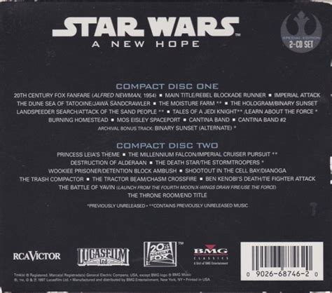 Review Star Wars A New Hope Special Edition Original Motion Picture