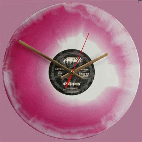 Anthrax Anthems Vinyl Clocks