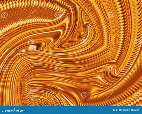 Abstract Bright Orange Metallic Textured Background Stock Illustration