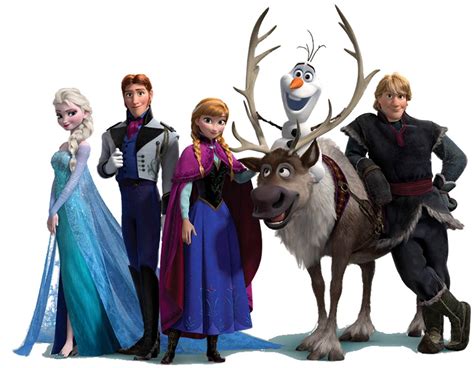 Frozen Elsa Anna Olaf Kristoff Sven Hans Character Stickers