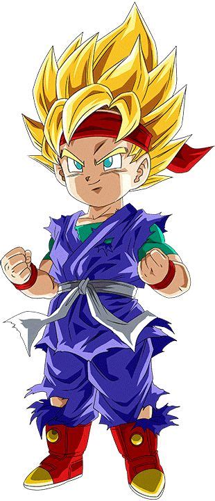 Goku Jr Ssj Render 2 Dokkan Battle By Maxiuchiha22 Dragon Ball Super Manga Anime Dragon