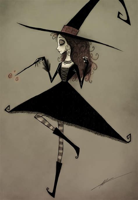 Burton Commission Witch By Kenilem On Deviantart Tim Burton Art