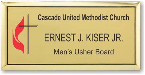 Cascade United Methodist Church Executive Gold Badge 938 Nicebadge