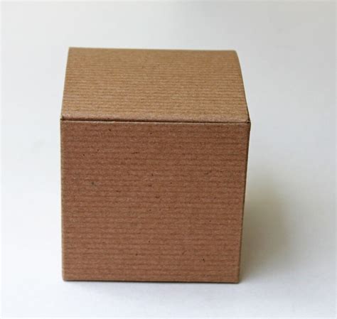 50 3x3x3 Box Set Of 50 Kraft T Box 3x3x3 Favor Box Etsy