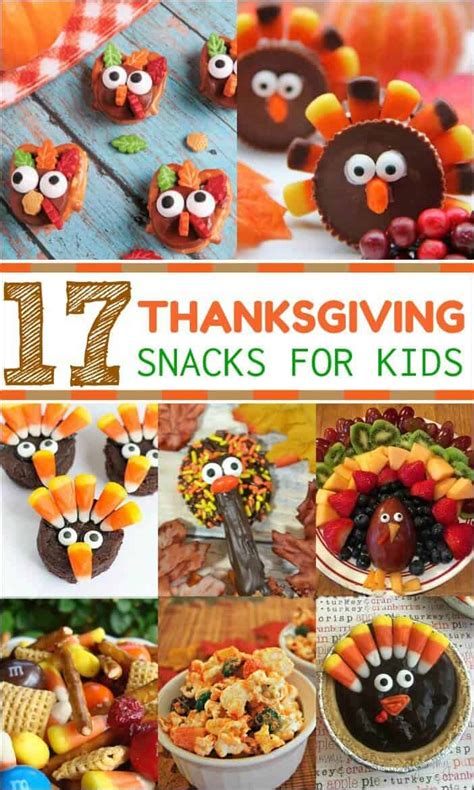 Thanksgiving Snacks For Kids Mess For Less
