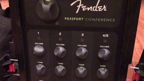 Fender Portable Sound System Operating The Black Fender Youtube