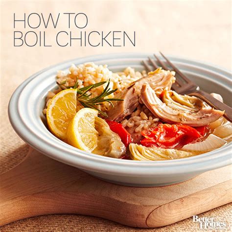 Boil chicken breast is the highest quality protein available and it could be taken throughout the day i.e. How to Boil Chicken Breasts