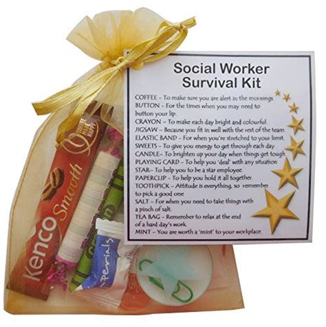 Social Worker Survival Kit T New Job Work T Secret Santa T
