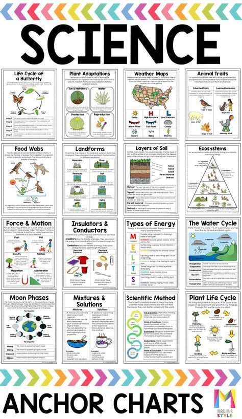 Science Poster And Anchor Chart Bundle Science Skills Science Anchor