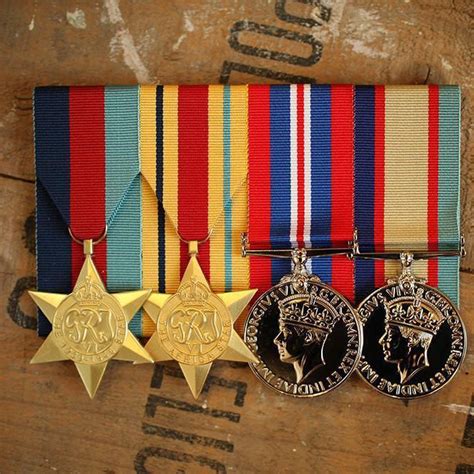 Ww2 Africa Group Foxhole Medals