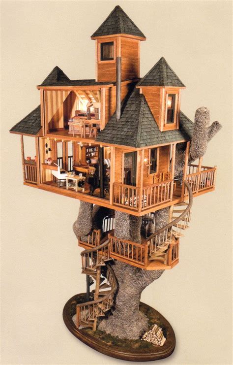 Treehouse For Dolls Doll House Fairy House Tree House