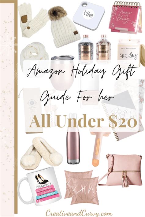 Gifts for her 2020 under $20. Amazon Holiday Gift Guide 2020 Under $20