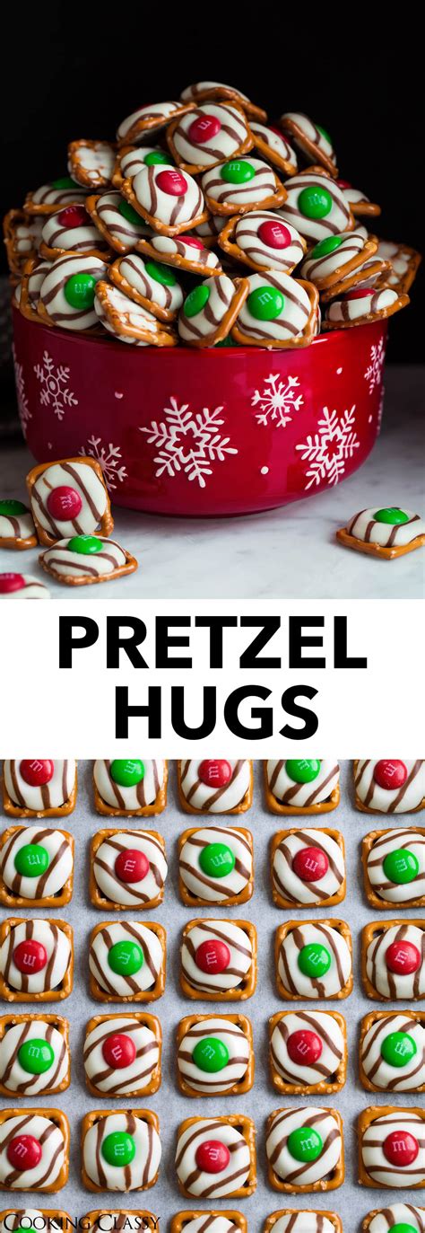 Pretzel Mandm Hugs Christmas Style Cooking Classy
