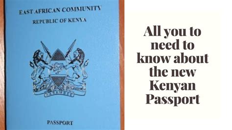 New Generation Kenya E Passport All You Need To Know 2023 Youtube