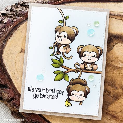 Famous Monkey Birthday Card Ideas Birthday Cards