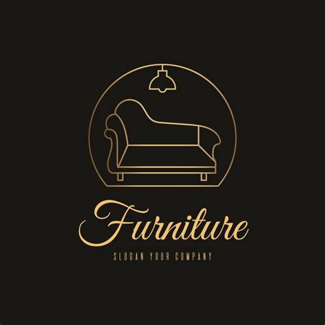 Free Vector Golden Furniture Logo Furniture Logo Furniture Store