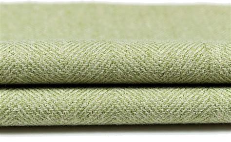 Mcalister Textiles Herringbone Sage Green Wool Feel Upholstery Sewing