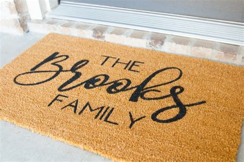 You Too Can Make This Diy Doormat Using Your Cricut In No Time At All