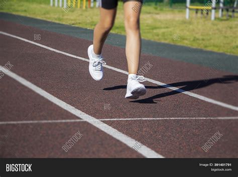 Runners Feet Run Along Image And Photo Free Trial Bigstock