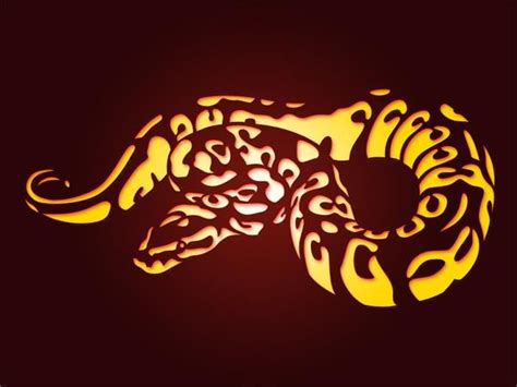 Carve Up Some Spooky Fun With This Ball Python Pumpkin Carving Stencil