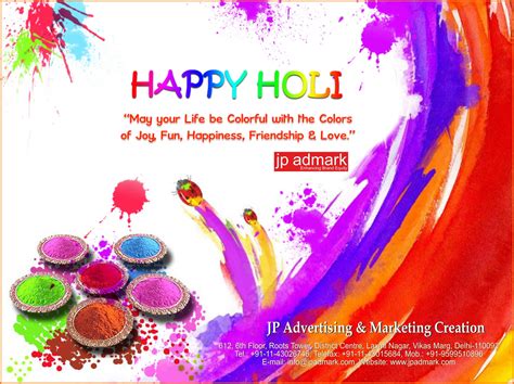 154 Laxmi Bai Nagar New Delhi 110023 Happy Holi Wishes Holi