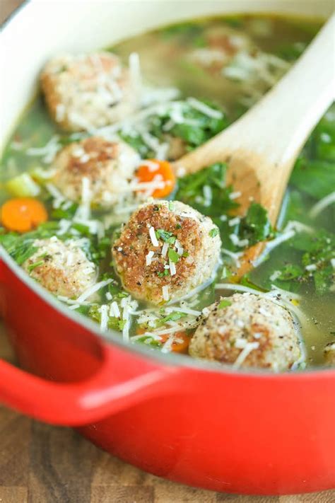 Turkey Meatball and Spinach Soup | Easy Cheap Dinner ...