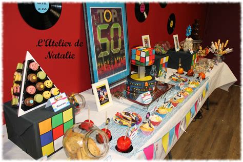 Latelier De Natalie Sweet Table Thème 80s
