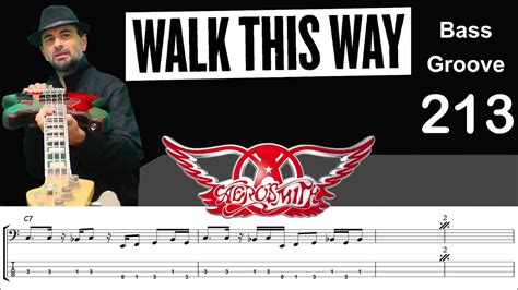 Walk This Way Aerosmith How To Play Bass Groove Cover With Score