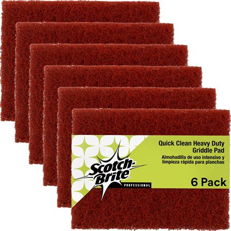 Buy Scotch Brite Griddle Cleaning Quick Clean Heavy Duty Scour Pad 4