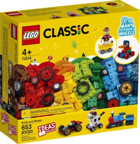 Lego Classic Bricks And Wheels Starter Kit For Kids Ages 4 And Up 653