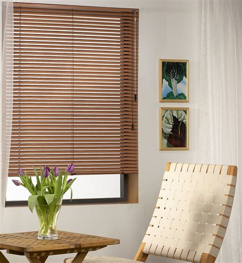 Wooden Venetian Window Blinds With Ultra One Touch Control Appeal 157