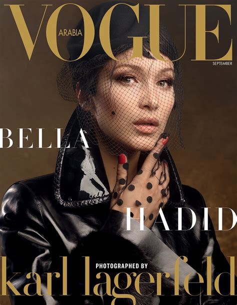 Bella Hadid Covers Vogue Arabias September Issue Popsugar Fashion