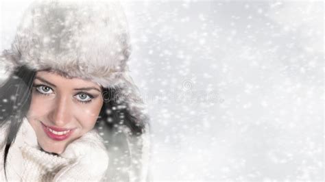 Young Woman Winter Portrait Stock Photo Image Of Frozen Beauty 46404752