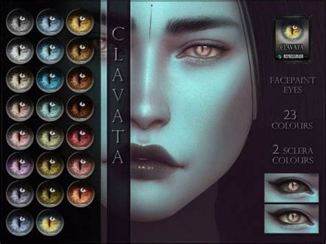 Clavata Eyes Sims 4 Cc By Remussirion Em 2020 Sims The Sims Sims 4