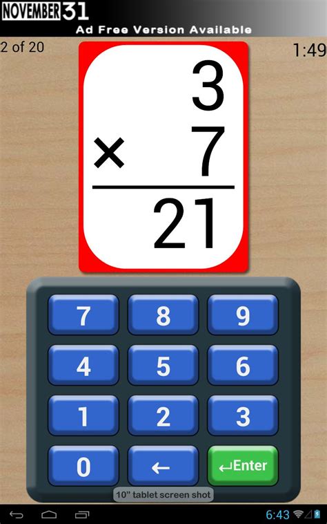 Math Flash Cards For Android Apk Download