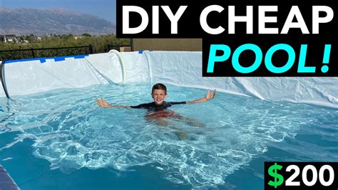 Diy Swimming Pool 9 X 14 Easy And Cheap Youtube