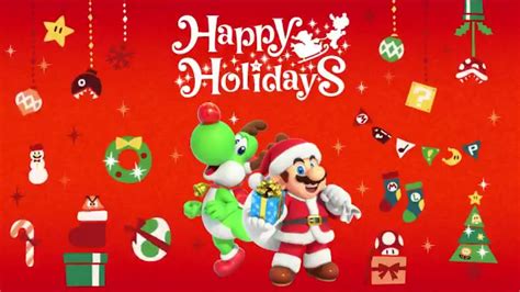Various Merry Christmas Images From Nintendo And Other Companies
