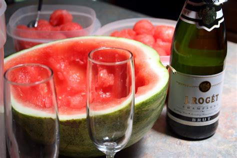 A Day In The Life Of One Girl Recipe Watermelon Champagne