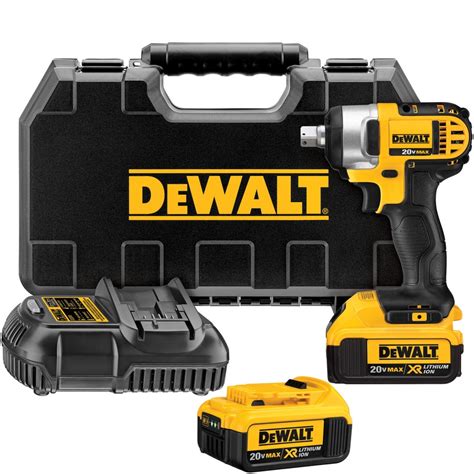 Shop DEWALT Volt Max In Square Drive Cordless Impact Wrench Batteries Included At