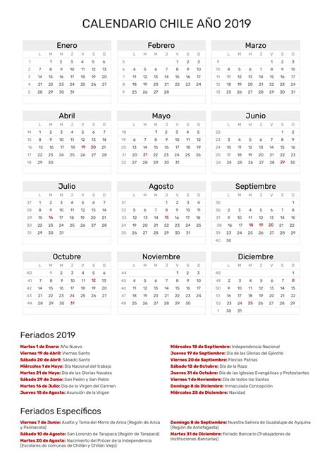 Es Calendario 2019 Dias Festivos Colombia Gambaran