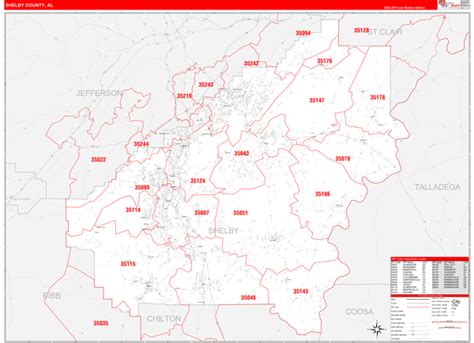 Maps Of Shelby County Alabama