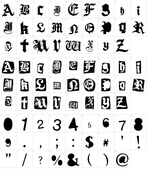 Gothic Font Copy Paste So Then You Can Convert Or Generate A Cool