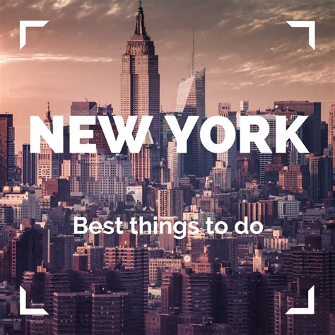 Discover The Best Things To Do In New York Usa New York City Tours