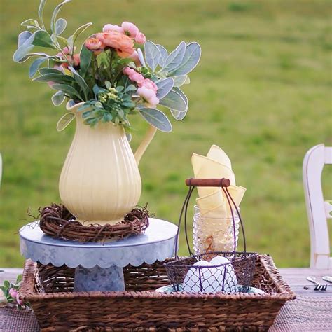 Fresh And Easy Outdoor Easter Table Southern Discourse